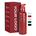 25oz RTS Powder Coated Stainless Steel Travel Mug Vacuum Insulated Non-slip Silicone Handle BPA-free Lid Camping 6-12 Hours
