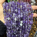 6*8mm DIY Irregular Shape Smooth Raw Beads Natural Crystal Gravels Loose Gemstone Tumble Chips Stones Beads for Jewelry Making