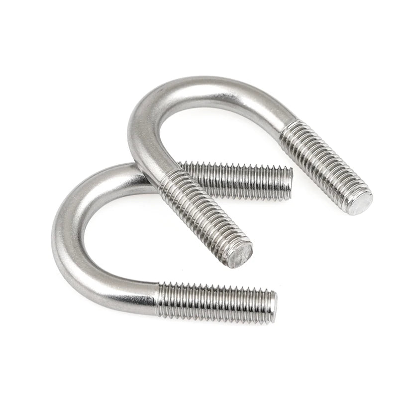 5pcs/lot M10*L DIN3570 Stainless Steel U-shaped Tube Clamp U-bolts M10*22/25/27/33/38/42/45-89/102/108