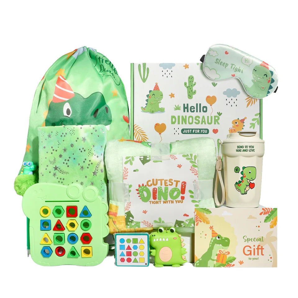 Dinosaur Themed Personal Gift Set for Christmas or Birthday Present for Kids