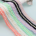 Deepeel L1-7 2cm Garment Trimming Sewing Accessories Gauze Fold Nail Bead Webbings Dance Dress Pearl Lace Fabric