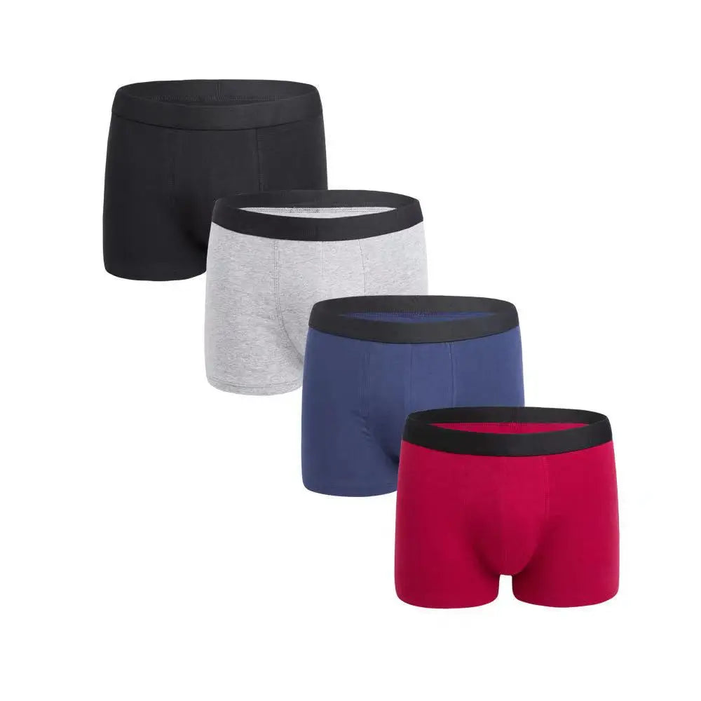 Hot Selling Men Boxers Underwear Breathable Comfortable Underpants Cotton Boxers Shorts