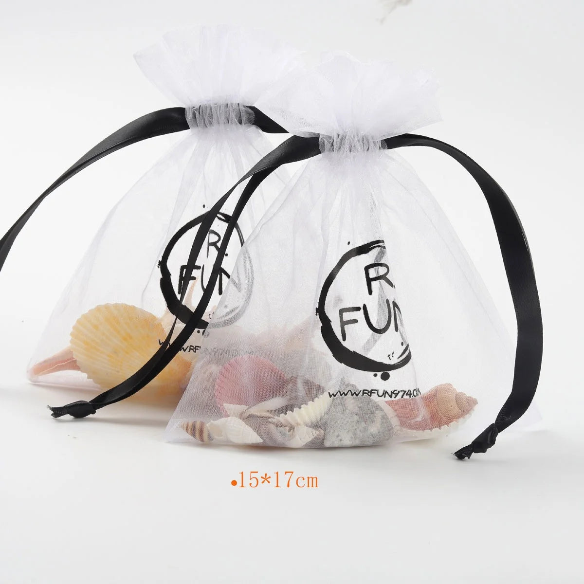Custom Logo Organza Bag Organza Drawstring Jewelry Gift Packaging Bag