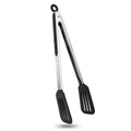 12 Inch Nylon Food Tong Stainless Steel Kitchen Tongs Steak Clip Food Cooking Tongs
