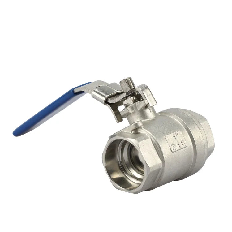 1000 psi 1/2"-4" Stainless Steel 304 316 Industrial Manual Hydraulic Sanitary Thread 2PC Ball Valve