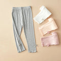 Wholesale Summer Modal Thin Korean Style Bowknot Fashionable Children Kids Leggings Girls
