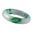 Tianbing Waxy Quartzite Floating Flower Emerald Green Bracelet Women Exquisite Fashion Jade Bracelet Jade Gift Factory Wholesale