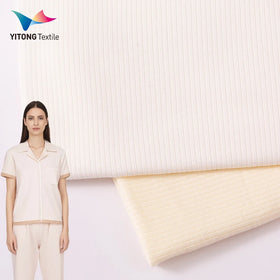 Wholesale Knit Fabric 330 Gsm Pyjamas Fabric 67% Viscose 28% Polyester 5% Spandex Fabric