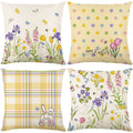 Amity Factory Wholesale Nordic Polyester Spring Pillow Cover Home Living Room Sofa Decoration Printed Butterfly Cushion Cover