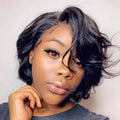 Cheap Price Short Pixie Cut Wave 13X4 Lace Front Wigs for Black Women 100% Human Hair Remy Hair Cuticle Aligned Brazilian Hair