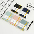 Creative Portable Strap Mini Notebook Stationery Notebook Retro PU Notebook A7