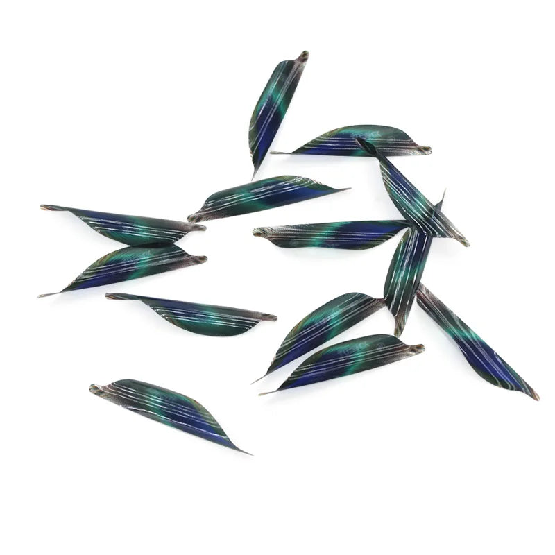 50pcs Archery Spin Vanes 1.75 Inch Plastic Feather Right Wing DIY Arrow Vanes Outdoor Hunting Arrow Accessories