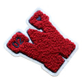 Factory Price  Embroidery Towel Chenille Indibidual Letter Patch