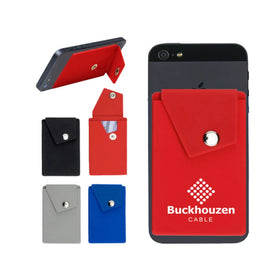 3M Adhesive Pocket Sticker Silicone Pocket Card Holder Slim Credit CardHolder Wallet