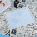 Large Honeycomb Square Tray Crystal Drop Glue Epoxy Resin Mold Store Items Mirror Decoration