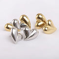 Wholesale Bulk Fashion Stainless Steel love Heart Stud Earrings