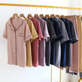 New Wholesale Womens Cartoon Lovely Sweet Girls Solid Color Comfortable Women's Short Sleeve Pajamas Suit for Ladies