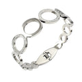 Silver Color Zircon Bangle for Women Femme Chain Jewelry Christmas Present Bracelet Women Jewelry Mujer Pulseras