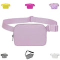 Custom Outdoors Nylon Chest Bag Unisex Belt Bag Adjustable Strap Small Fanny Pack for Sport Workout Running Traveling Hiking