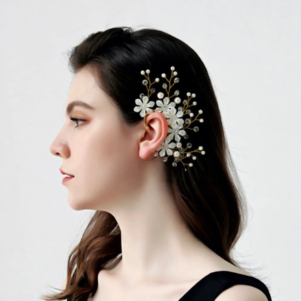 2021 Fashion Large Size Crystal Hanging Earrings with Pearl Gold Plated Charming Jewelry for Weddings and Gifts