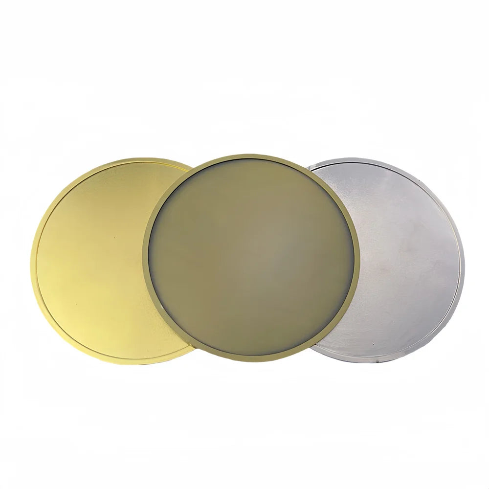 Personalized Solid Brass Metal Blank Challenge Coins 50mm for Laser Engraving 40mm Antique 999 Cooper Souvenir Coins Blank