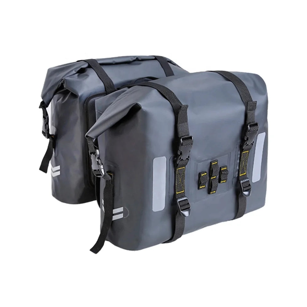 30L Large Capacity Bicycle Rear Seat Bag Outdoor Cycling MTB Road Bike Rear Seat Trunk Double Pannier Bag
