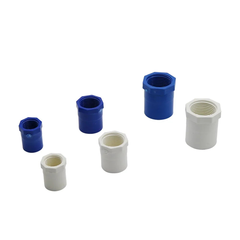 PVC Pipe Fittings 1/2 3/4 1 Inch Female Thread to 20/25/32mm PVC Connector Adapter