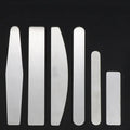 Rhombus/Square/Half-moon/straight Shape Steel Files Use Replace Sanding Disc Nail Files 80/100/150/180/240 Size