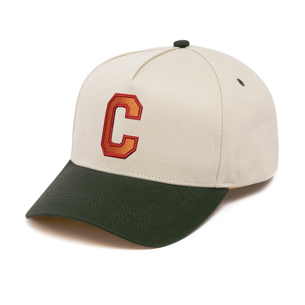 Adjustable Curved Brim Sporty Sports Baseball Cap Street Style Hip Hop Common Letter Design Embroidered Logo 100% Cotton