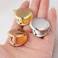Wholesale 316L Stainless Steel Rose Gold Heart Blank Photo Locket Frame Memory Necklace Pendant for Women