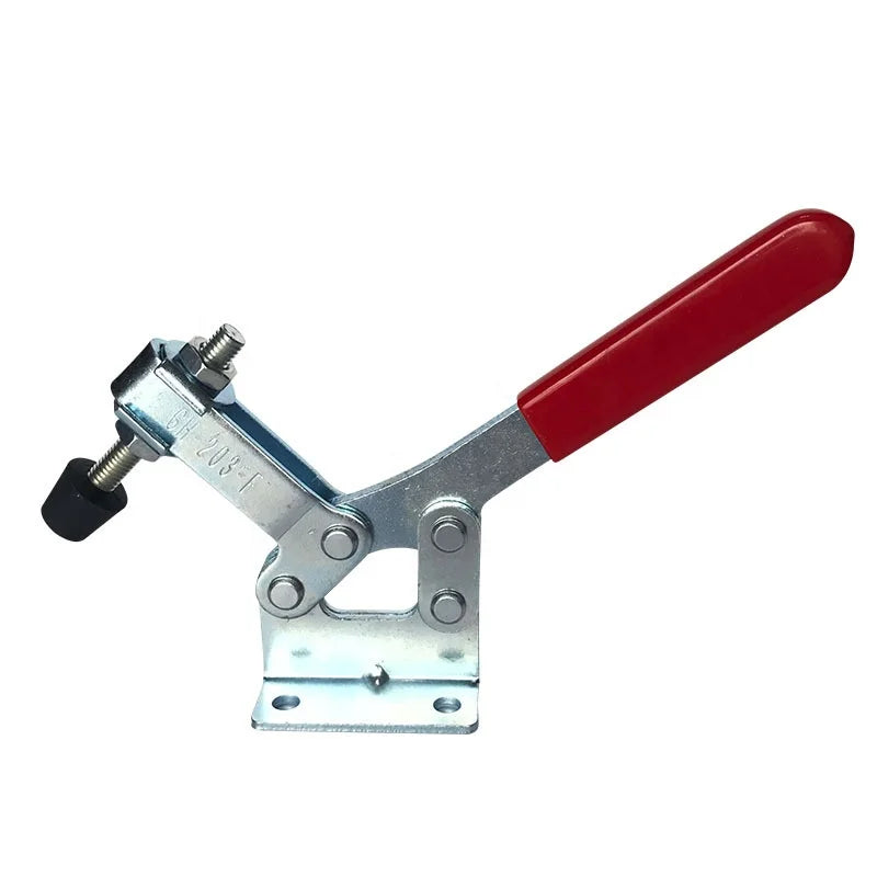 GH-203-F Antislip Red Horizontal Quick Release Hand Tool Toggle Clamp