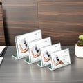L Shape Desktop Inclined Price Label Card Magnetic Acrylic Sign Holder for Various Store