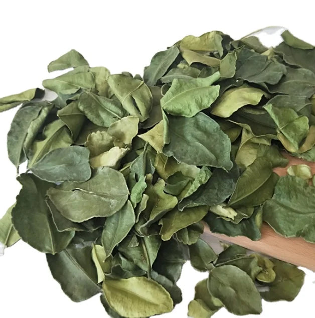 Thailand Natural Green Dry Makrut Lime Leaf Dried Kaffir Lime Leaves for Fish Soup Spice
