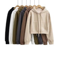 Women Thermal Comfortable Soft Loose Lightweight Cotton Fitness Hoodie