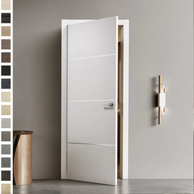 Italian Interior Doors Home House Wooden Interior Door for Villa White Internal Doors for Hotel