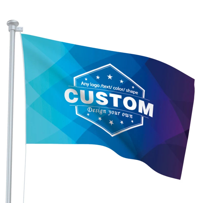 3x5Fts Customize Print Your Own Design DIY OEM 3x5 Made Custom Logo Flag Banner