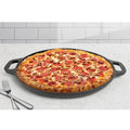 Factory Stock Large Cast Iron Eco-Friendly Preseasoned BBQ Pizza Griddle Flat Bottom Cast Iron Handle Oven Safe for