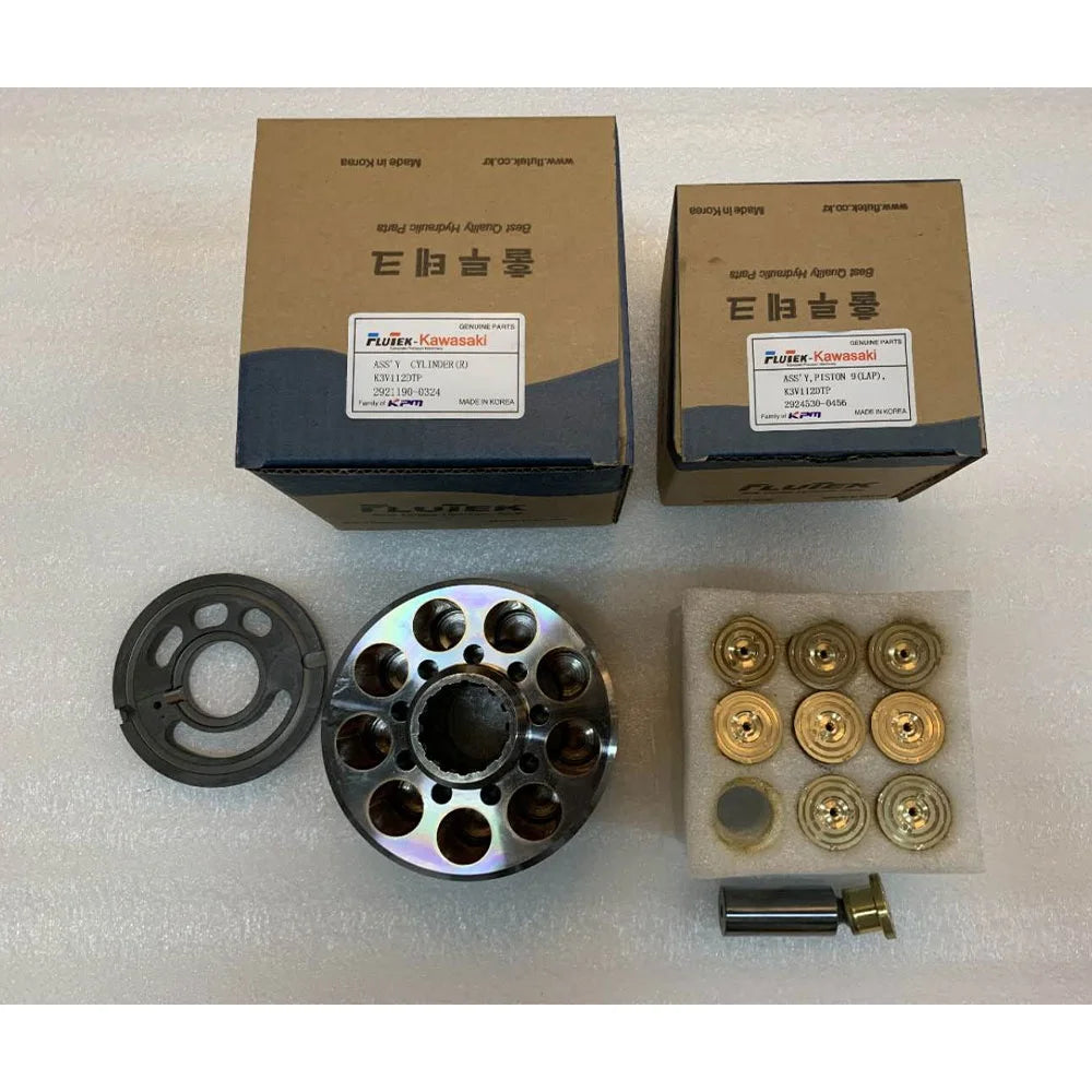 FluteK K3V63DT K3V112DT K3V140DT K3V180DT Hydraulic Pump Parts for Doosan Volvo Kawasaki Hyundai