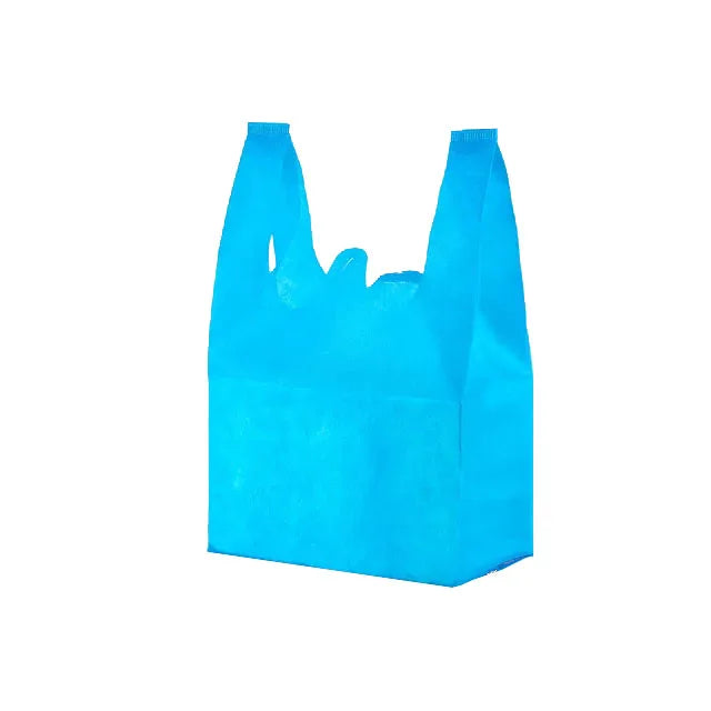 Hot Selling High Quality Recyclable Foldable Non-Woven Vest Bag for Supermarket Shopping for Crafts and Candles