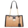 2025 Fashion Alligator Pattern Women Hand Bag Ladies Shoulder Handbags Vintage Pu Leather Female Tote Bags