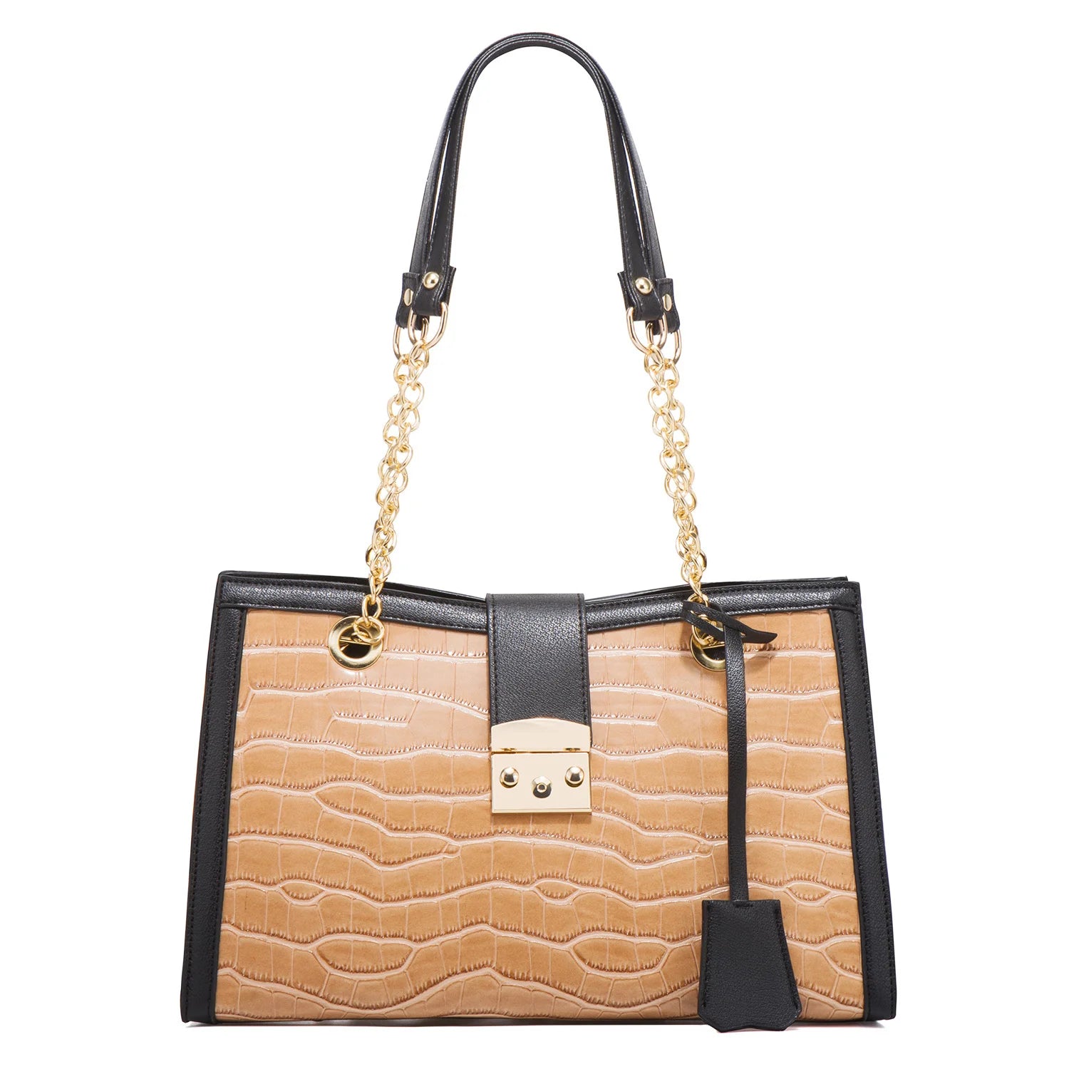 2025 Fashion Alligator Pattern Women Hand Bag Ladies Shoulder Handbags Vintage Pu Leather Female Tote Bags