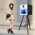 High Quality 21.5 Inch Touch Screen Selfie Photobooth Machine Built-In Mini PC  DSLR Photo Booth Shell Compatible with Printer
