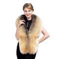Whole Fox Skin with Paw Luxury Fox Fur Stole Women Cape Fox Fur