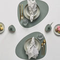 YY Factory Direct Selling Table Mats Leather Dish Mat Coffee Shop Restaurant Home Decor Place Mats