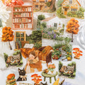 30pcs PET Series Field Life Landscape Handbook Material Stickers Pack Decorative Decorative Handmade Garden Life Scenes