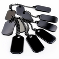 China Made Custom Aluminum Pendant Enamel Pet ID Chain Necklace Engraved Metal Blank Custom Name Stainless Steel Dog Tag
