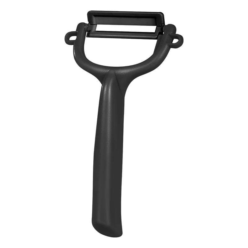 MIDDIA Advanced Ceramic Fruit & Vegetable Tools Y-Shaped Black Vegetable Slicer and Fruit Peeler
