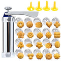Aluminum Alloy Cookie Gun Squeezer Cookie Machine Cream Baking Tool Household Set Mold