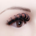 FX-S210 Natural False Eyelashes 10 Pairs Synthetic Hair Russian Full Strip Eyelashes Customize Lashes DD Eye Lashes Wholesales