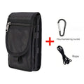 OEM and ODM Unisex Tactical Phone Bag WaterProof Nylon Outdoor Camping Hiking Fanny Pack Suitcase Card Clip Phone Holder